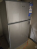 奥克斯小冰箱家用小型迷你冷藏冷冻两用出租房宿舍用节能省电寝室办公室电冰箱 【净化去味】126银色【高效保鲜 铜管速冷】22L 实拍图