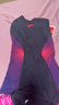 速比涛（Speedo）唐钱婷同款女士泳衣健身训练防晒修身显瘦遮肉连体泳衣 黑/紫36 实拍图