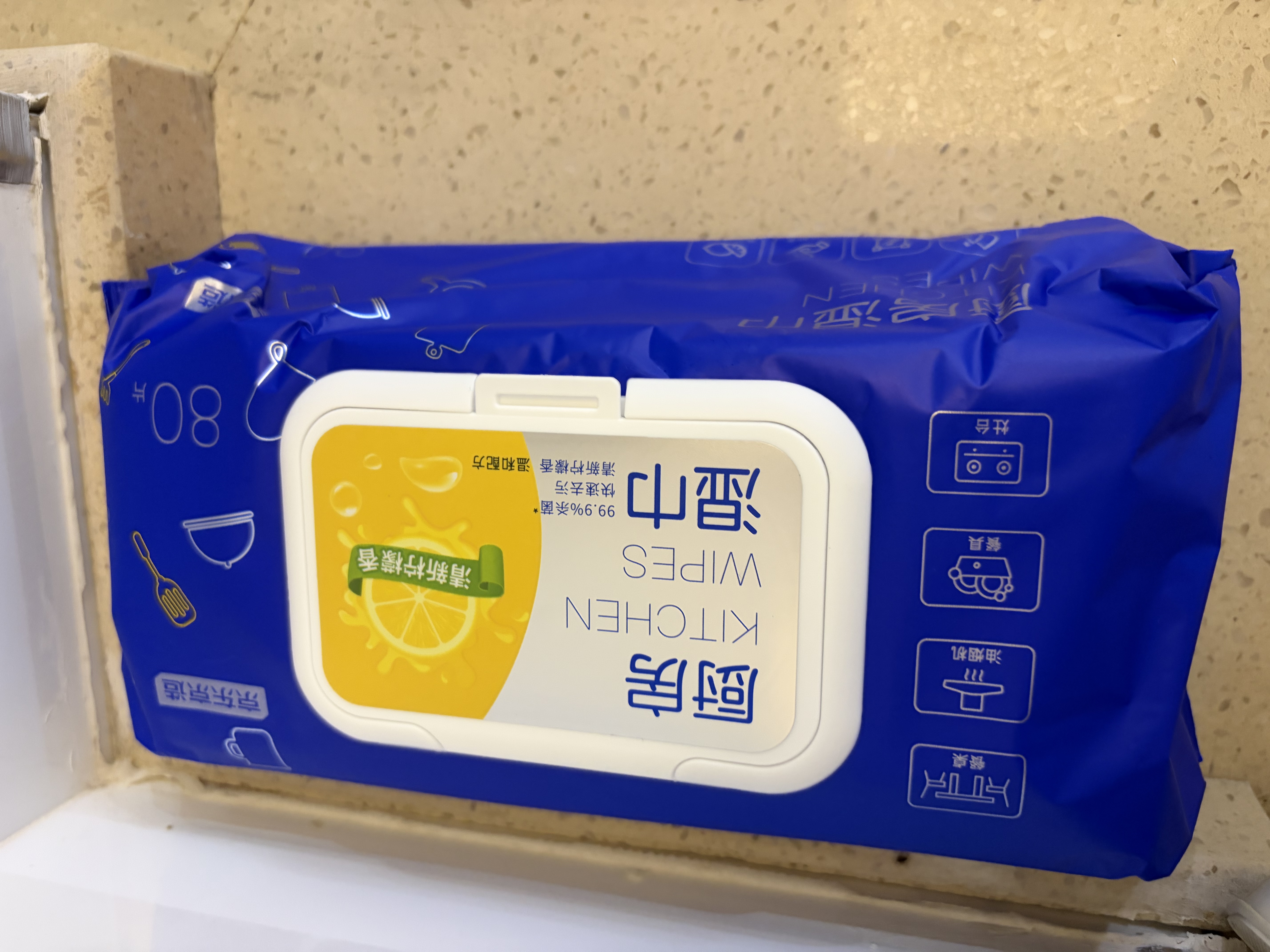 京东京造厨房湿巾纸80抽 家用卫生清洁去油去污擦吸油烟机湿纸巾 实拍图