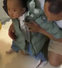 保姆鹅 【风墙】儿童羽绒服宝宝中长款护脸厚款外套保暖童装[NG2664] 睡莲绿 110 实拍图