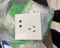 施耐德 一开双控开关 86型暗装墙壁电源一开开关插座面板 睿意系列 白色 实拍图