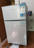 华宝小冰箱迷你小型家用冷藏冷冻两用一级能效出租房宿舍用办公室节能省电双门电冰箱 【店长推荐】58L银色【一级能效】 实拍图