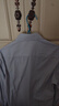 罗蒙（ROMON）长袖衬衫男商务休闲条纹衬衣男士职业正装外套男装RCS2K08-339 实拍图