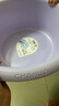茶花（CHAHUA）塑料盆洗脸盆加厚加深家用加深学生宿舍洗衣服盆子洗脚盆塑料盆 1个装【36cm紫色】 加厚加深 实拍图