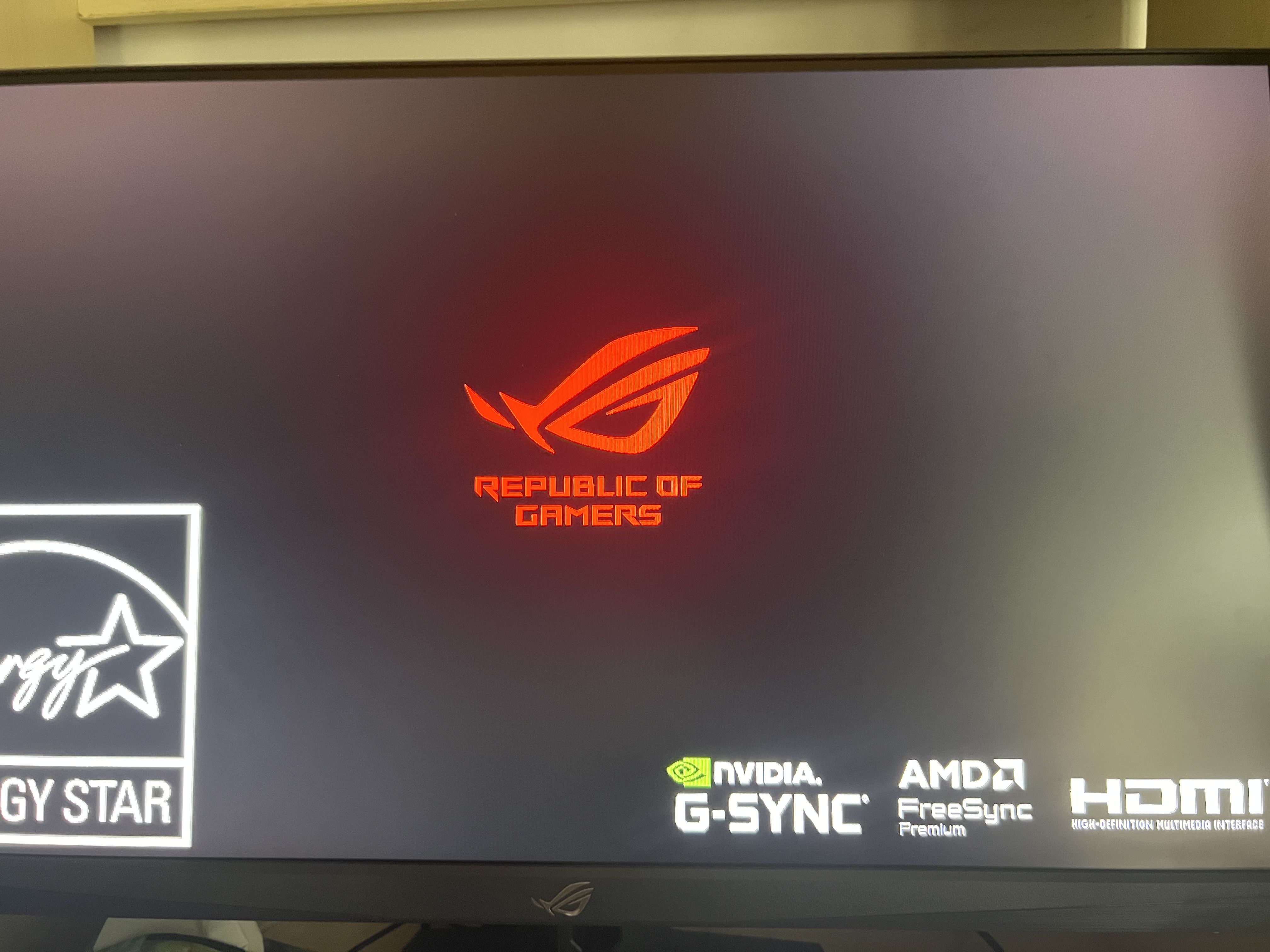 华硕ROG 绝梦25 XG259CMS 24.5英寸240Hz显示器超频310Hz HDR400旋转升降G-sync同步无撕裂1ms灰阶响应 实拍图