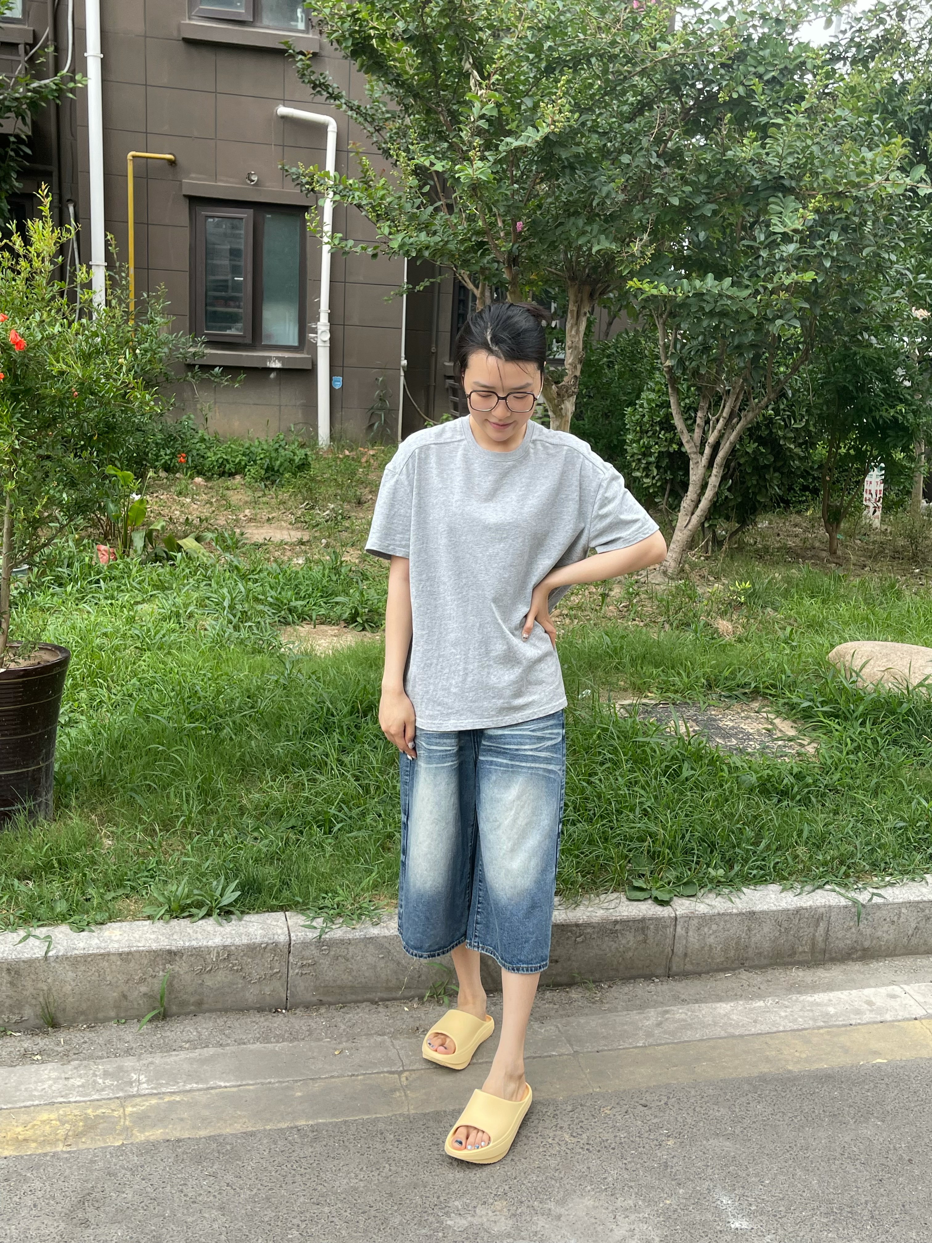朴西拂辰负跟拖鞋女夏季矫正盆骨前倾厚底足弓支撑居家室内凉拖鞋 实拍图