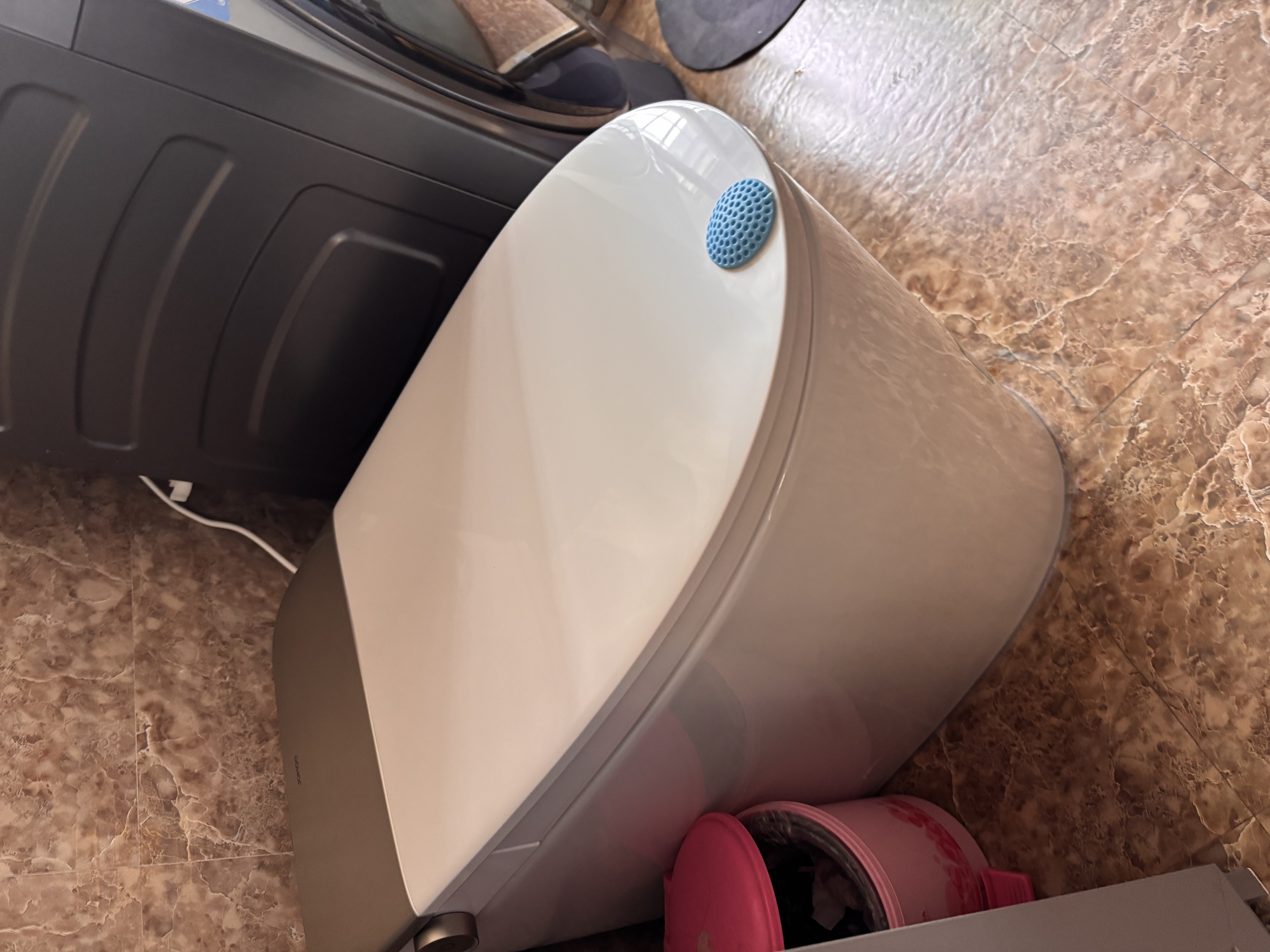 九牧（JOMOO）京东联合智能马桶静音小金刚2.0感应翻盖防溅泡沫盾ZS770P-S1-305 实拍图