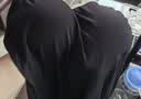 芬也孕妇哺乳连衣裙春夏打底外穿孕期吊带裙产后喂奶专用孕妇装 黑XL 实拍图