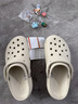 CROCS卡骆驰白鹿同款云朵洞洞鞋时尚百搭户外沙滩鞋|206750 骨白色-2Y2(含智必星) 36 /37(230mm) 实拍图