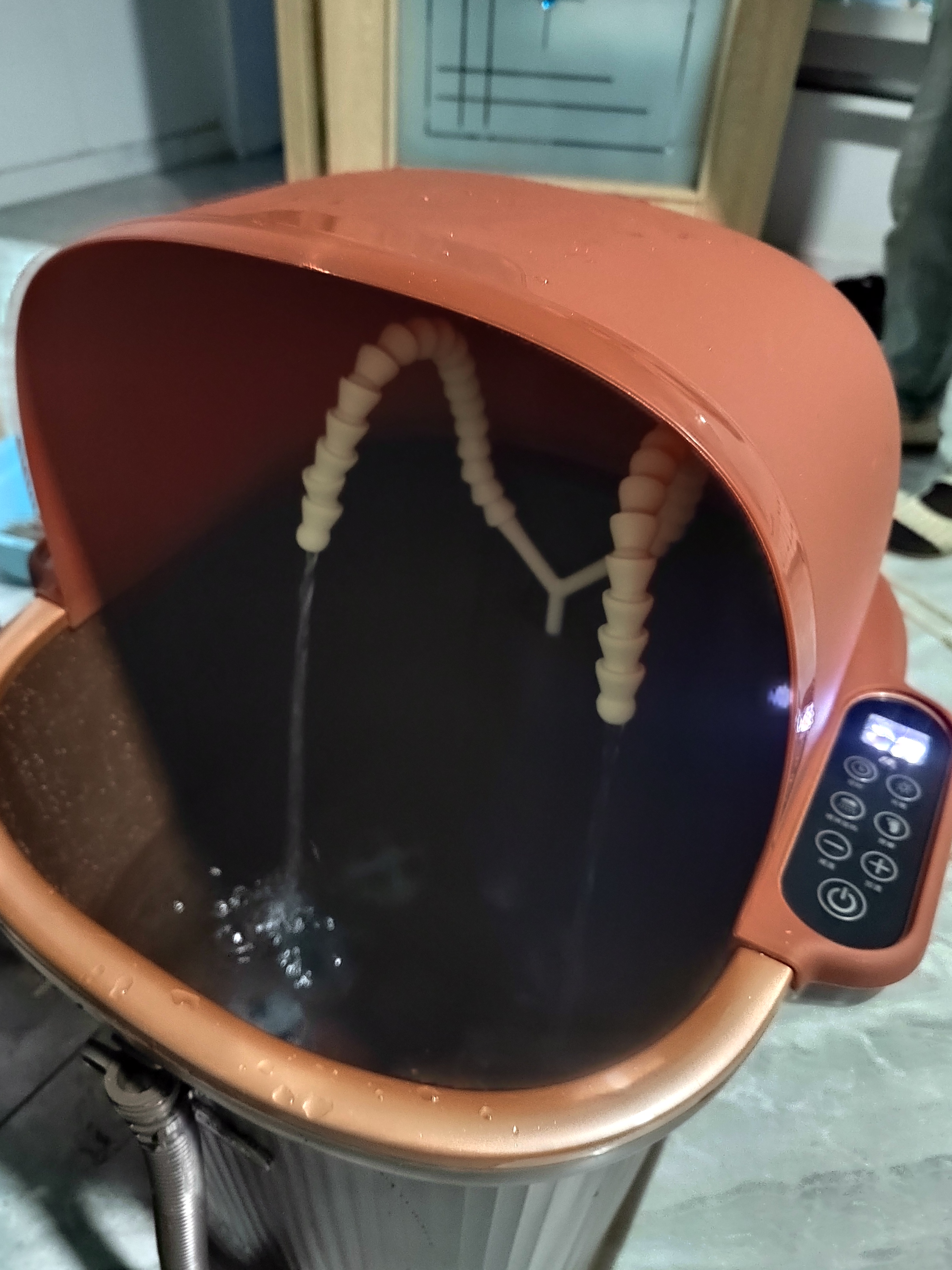 荣事达泡脚桶过膝泡脚盆加热自动按摩2025升级款足浴盆恒温全自动电动洗脚盆熏蒸家用高深桶冲膝盖洗脚桶 75CM熏蒸【熏蒸美腿+漏保插头+暖流护膝送药包】 实拍图