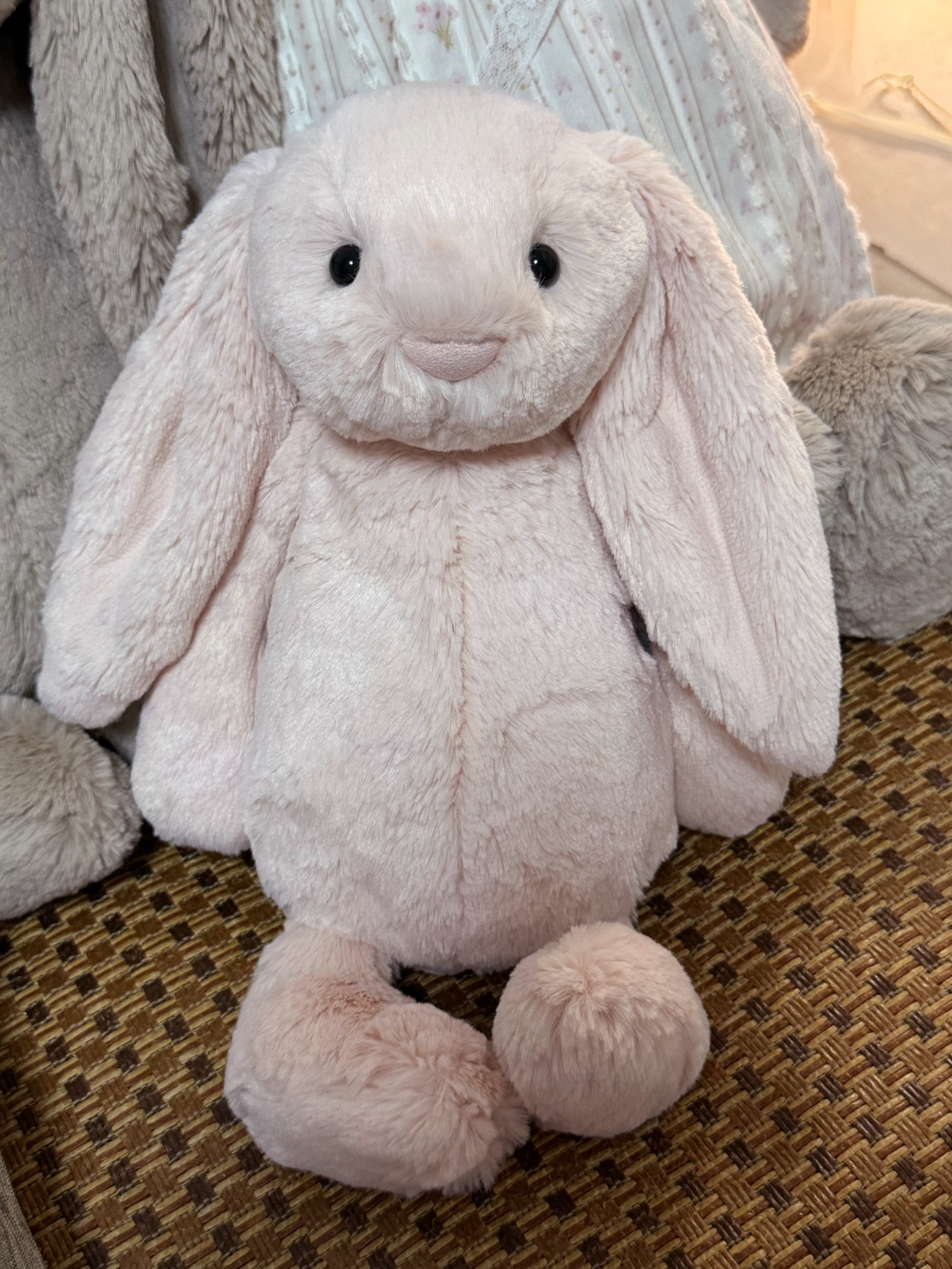 Jellycat害羞胭脂粉色邦尼兔柔软舒适动物毛绒玩偶儿童送礼生日礼物 害羞胭脂粉色邦尼兔 Medium 实拍图