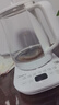 美的（Midea）养生壶大容量 柔声轻音变频智能预约烧水壶 全自动恒温全玻璃煮茶壶保温一体电水壶 316材质恒温壶 【双层隔热盖】14大养生功能12Q 1.5L 实拍图