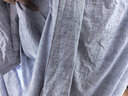 罗莱家纺 全棉四件套 100%棉条纹套件纯棉床单被套床上用品 220*250 浅蓝色 实拍图