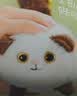 威尔通（WELTSTON）摇尾巴玩偶背包挂件公仔毛绒玩具送女友生日礼物女生 猫咪钥匙扣 实拍图