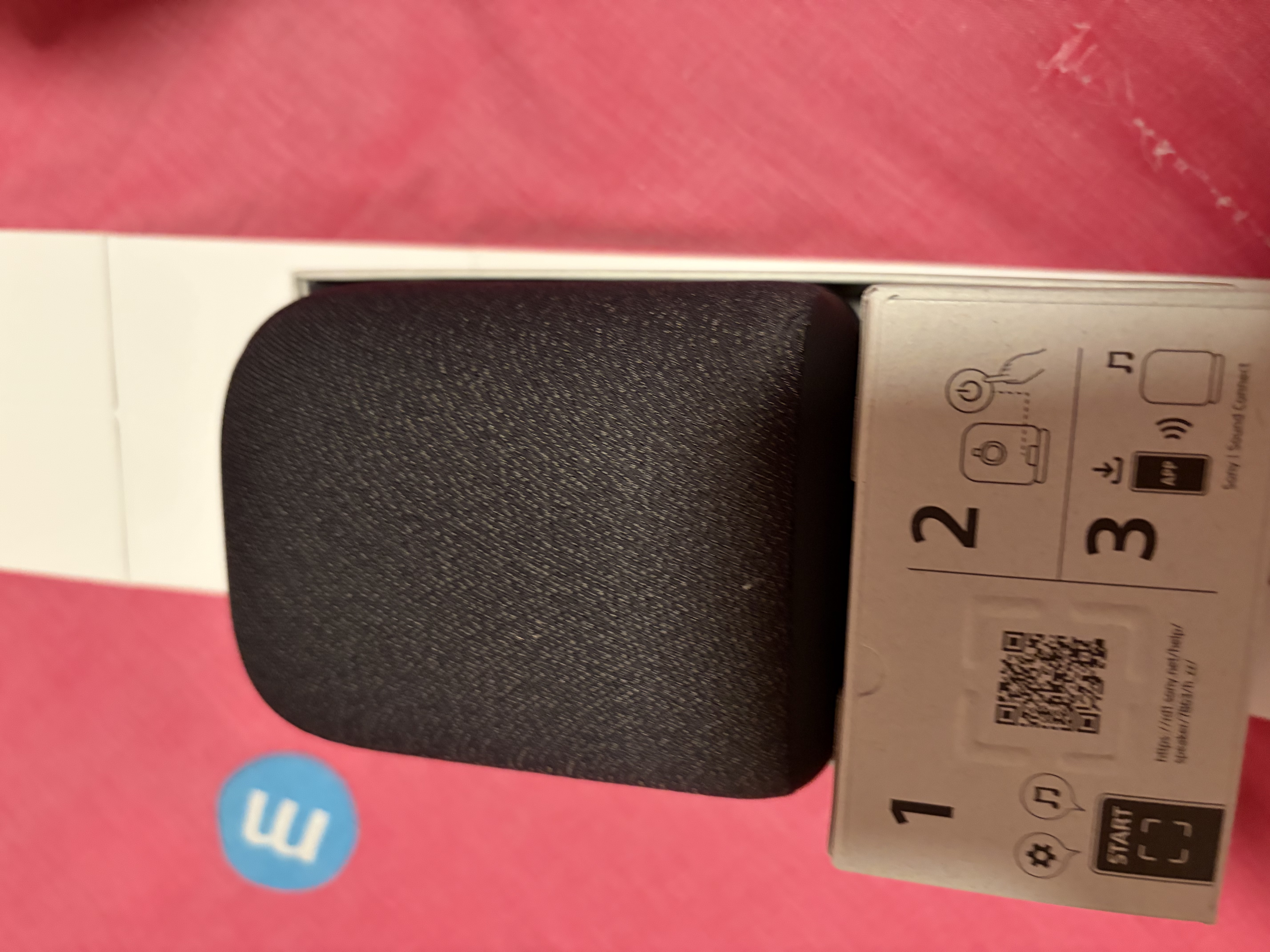 索尼（SONY）LinkBuds音乐盒 质感人声无线蓝牙音箱 家居艺术 家用室内桌面礼物音响 黑色 音箱 礼物 实拍图