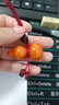 天然桃木护身符女士葫芦朱砂手机链吊坠护身符男士车钥匙挂件平安 福禄/葫芦钥匙扣】朱砂菩提转运珠-喜乐红 实拍图