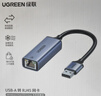 绿联 USB3.0转网口千兆有线网卡转RJ45网线转接头接口转换器 适用苹果华为小米笔记本电脑外置扩展坞 实拍图