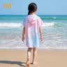 361°儿童浴巾可穿斗篷吸水速干洗澡中大男女童游泳专用浴袍海边沙滩巾 实拍图