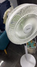 美的（Midea）【幸运草安睡1S】直流变频语音遥控电风扇家用卧室静音落地式风扇台式抗菌大风力一级能效节能电扇 实拍图
