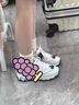 斯凯奇（Skechers）七夕情人节礼物小白熊女鞋夏季厚底百搭老爹鞋熊猫鞋休闲运动鞋 实拍图