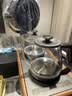 FUNORK全自动上水电热水壶 茶台烧水壶家用办公一体机茶桌茶几嵌入式茶具电茶炉套装 RY-10钛灰色清洁款 实拍图