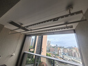 好太太晾衣架阳台手摇晾衣杆升降手动室内室外晒衣架家用晒衣架 Y024-米粉2.4米：四杆+62挂孔 实拍图