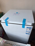 海尔（Haier）100L单温冰柜小型家用小冰柜减霜一级能效冷藏冷冻转换深冷冷柜小冰箱BC/BD-100GHW9D 实拍图