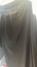 罗蒙（ROMON）休闲裤子夏季男士冰丝速干直筒长裤薄款运动裤子男JRY黑色平脚3XL 实拍图