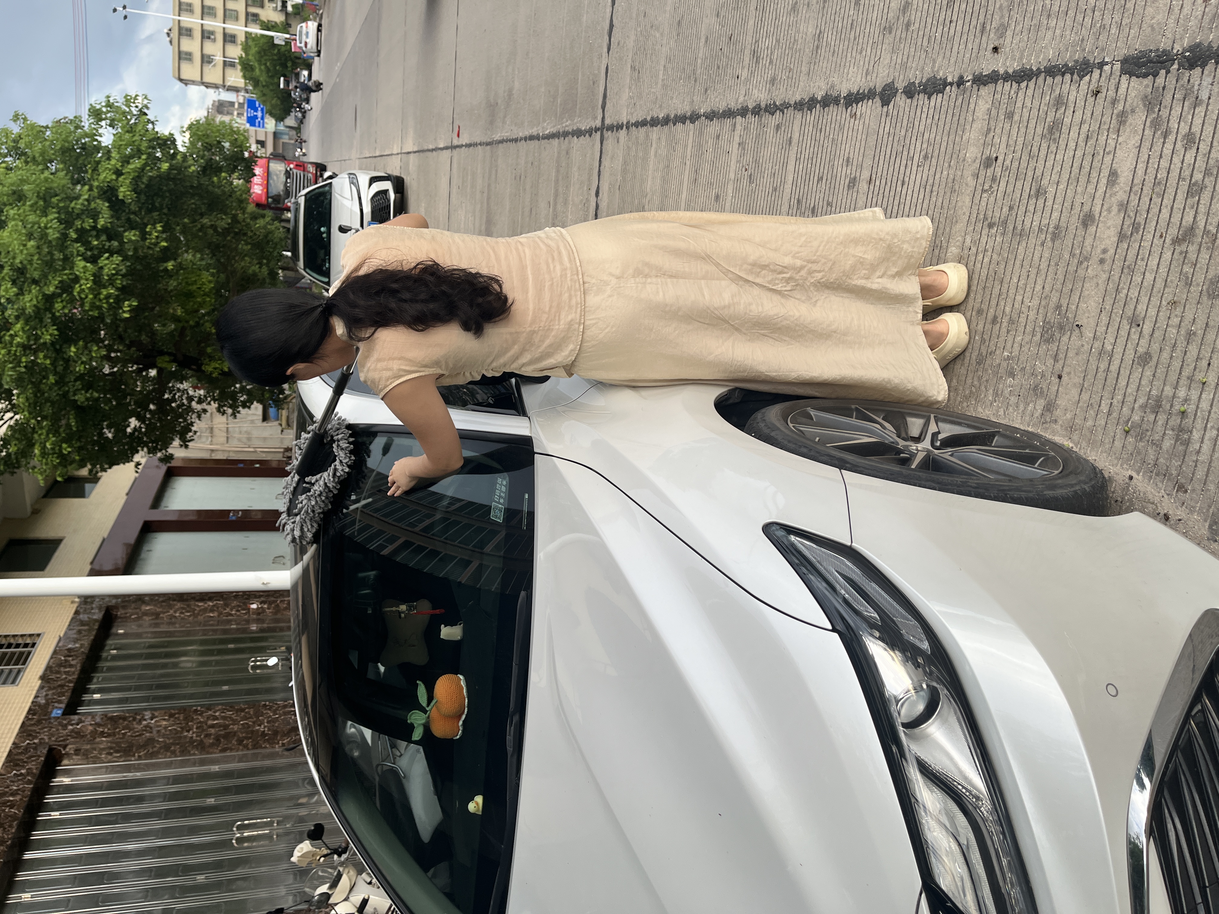 KOOLIFE汽车掸子 洗车擦车拖把汽车除尘掸内饰扫灰神器软毛刷子不伤车 实拍图