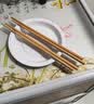 贺川屋日式餐具套装家用釉下彩碗碟套装二人食 8头优雅线条 实拍图
