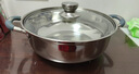 美厨（MAXCOOK）304不锈钢火锅26cm 汤锅电磁炉火锅复底带盖 送一对火锅勺MH-26 实拍图
