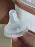 贝亲（Pigeon）自然实感第3代启衔奶嘴 宽口径奶嘴 SS号-1只装 0个月以上 BA129 实拍图
