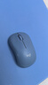 罗技（Logitech）M221 轻音鼠标 无线鼠标 办公鼠标 对称鼠标 带无线微型接收器 雾霭蓝 实拍图