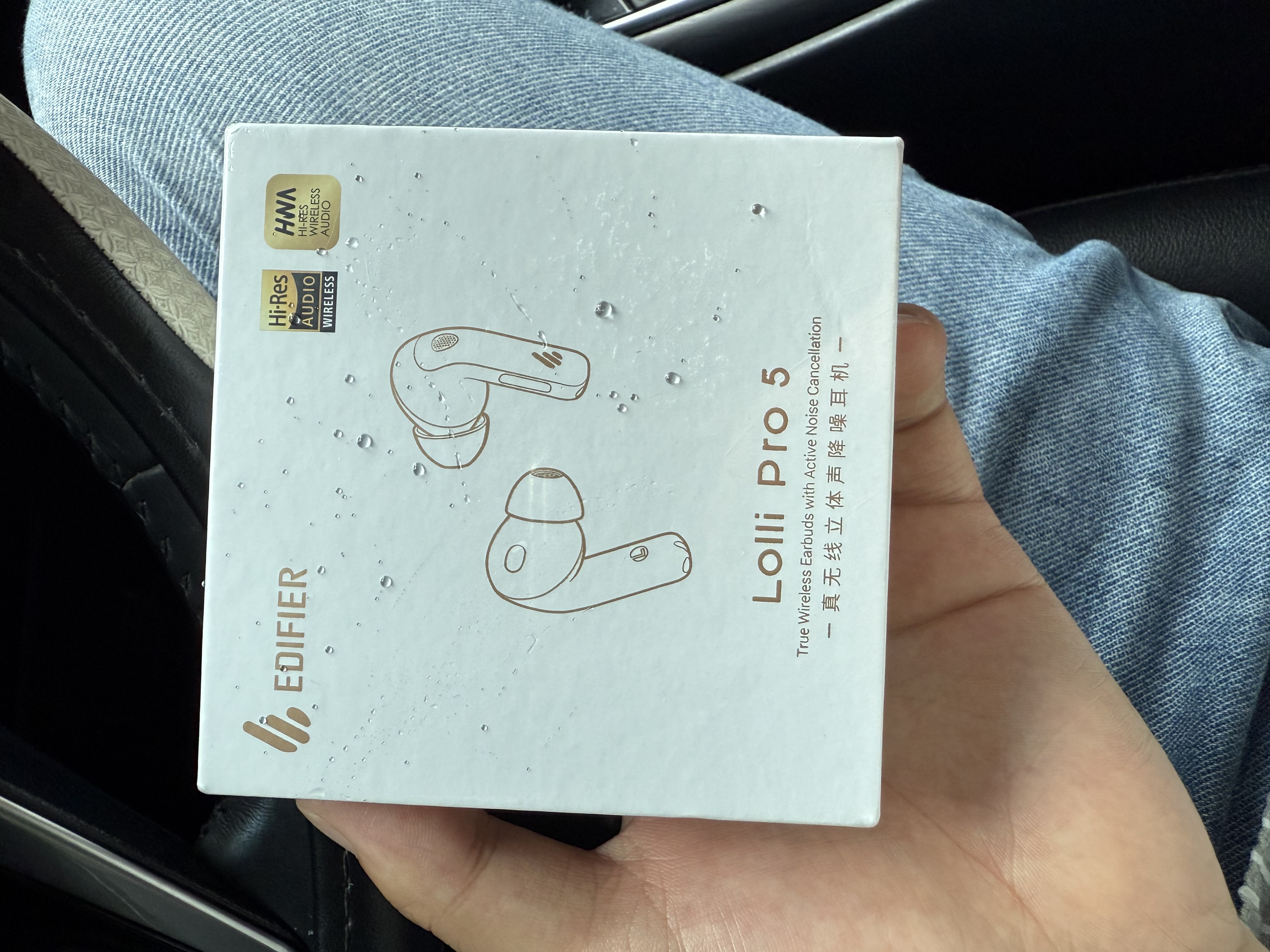 漫步者（EDIFIER） Lolli Pro5真无线主动降噪蓝牙耳机 双金标AI翻译耳机运动跑步音乐游戏电竞适配苹果华为安卓ANC 奶釉白【独家配色】+柯基耳机套+晒单20元 实拍图
