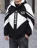 皮尔卡丹（pierre cardin）青少年夹棉外套男秋冬冲锋服2026新款男孩初中学生夹克加厚二棉服 23A10黑色  加棉 L 【适合100-120斤】 实拍图