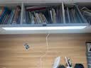 孩视宝夹式护眼台灯学生学习灯防蓝光桌面吊柜大路灯儿童学习台灯G-50W 实拍图