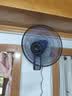 美的（Midea）【五叶飓风】工业遥控壁扇/挂壁式商居两用金属扇120°广角摇头定时电风扇工厂通风吊扇 FW40-11AR 实拍图