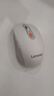 联想（Lenovo）无线蓝牙双模鼠标 便携办公鼠标 人体工程学设计 适用台式机一体机笔记本平板Howard Mouse 2022白 实拍图