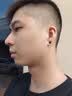 BJYL莫比乌斯耳钉男士2026新款磁吸无耳洞耳夹耳环痞帅潮流学生耳饰品 耳钉款单只(有耳洞拍） 实拍图