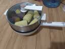 美的（Midea）电炒锅 电火锅 电蒸锅 电煮锅 家用多用途炒菜专用锅 4L一体电热锅不粘锅 HGE2811B 配蒸笼木铲 实拍图