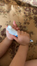 布朗博士0-3岁婴幼儿童牙膏无氟含钙防蛀美国原装进口宝宝专用草莓味40g 实拍图