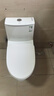 九牧（JOMOO）直冲马桶家用海旋大冲力一级水效大管径畅排抗菌坐便器11357 一级水效直冲式马桶11357 【坑距290-390选择】 305/300mm 实拍图
