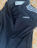 adidas休闲舒适三条纹立领夹克外套男装秋季阿迪达斯官方轻运动 黑色/白（推荐选大一码）   2XL 实拍图