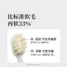 惠百施（EBISU）宽头超软毛牙刷大白绒敏感孕妇高级成人护龈不伤牙龈2支颜色随机 实拍图