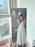 小匠材全身镜落地穿衣镜卧室衣帽间落地镜镜子宿舍铝合金贴墙镜白40*150 实拍图