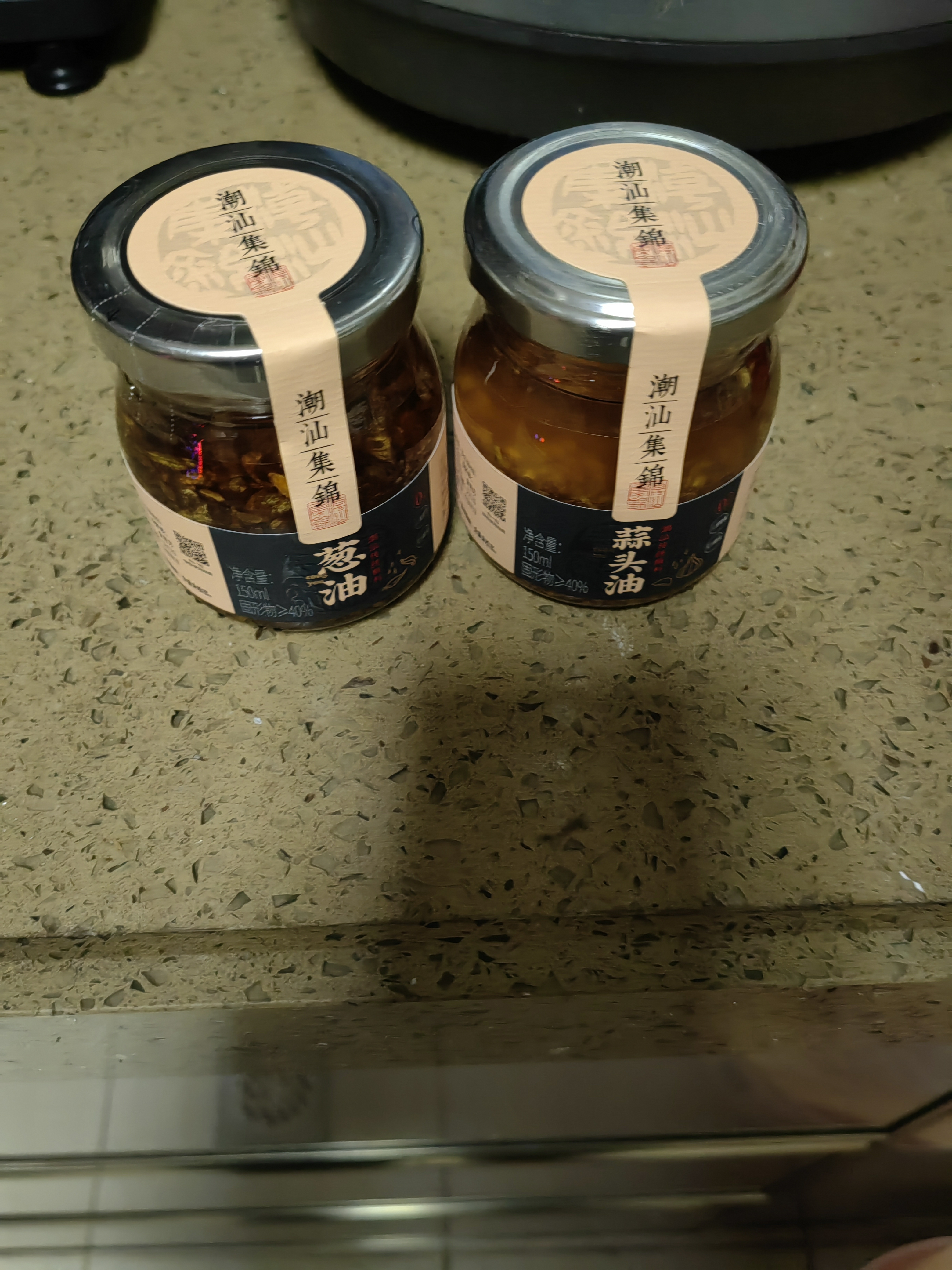 潮汕集锦 家用调味品炸蒜蓉拌面蒜头酥调料蒜头油150ml/瓶红葱油150ml/瓶 实拍图