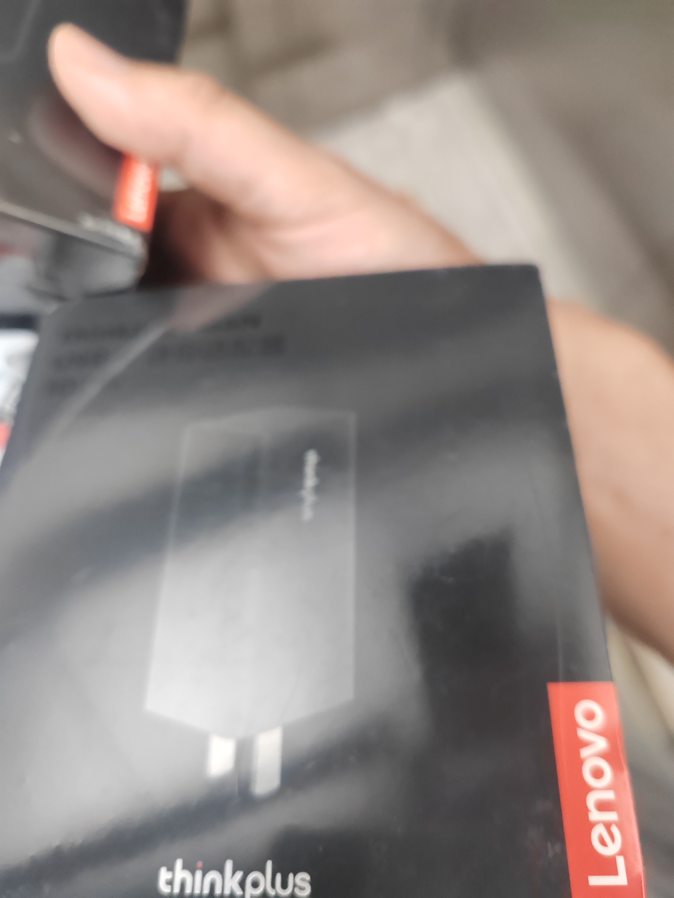 ThinkPad联想口红电源适配器65W氮化镓充电器快充三口（USB+双Type-C）适用苹果15华为小米手机笔记本电脑 实拍图