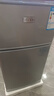 小鸭小冰箱迷你小型家用 冷藏冷冻两用宿舍寝室出租房用双门办公室电冰箱节能省电 【节能省电】138银色【一级能效 高效保鲜】43L 实拍图