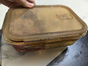 希乐扣Cilock玻璃饭盒上班族带饭 微波炉可加热餐盒便当盒大容量保鲜盒长分隔 实拍图