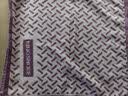 金号纯棉枕巾A类亲肤新疆棉透气提花枕头巾 紫色2条装 80*50cm 150g 实拍图